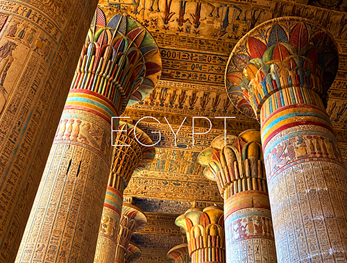 Temple of Khnum, Esna, Egypt Travel Postcard