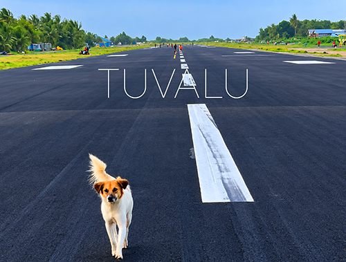 Airport Runway, Funafuti, Tuvalu Travel Postcard