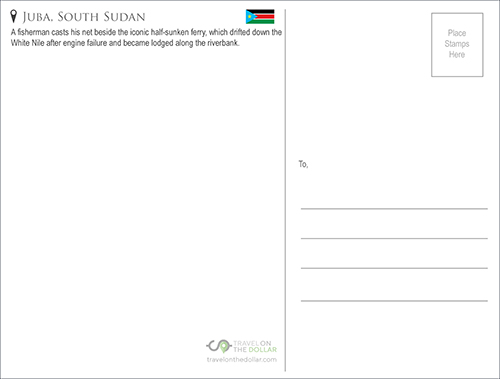 Juba, South Sudan Travel Postcard