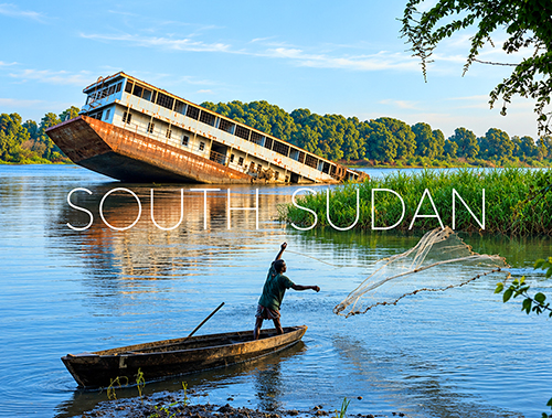 Juba, South Sudan Travel Postcard
