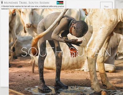Mundari Herder, South Sudan Travel Postcard