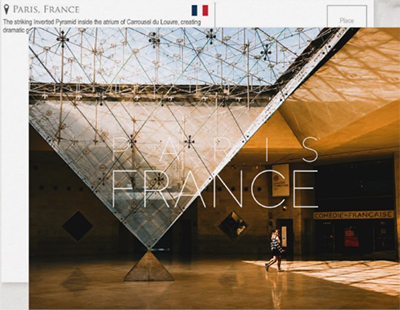 Pyramid at Louvre Museum, Paris, France Travel Postcard