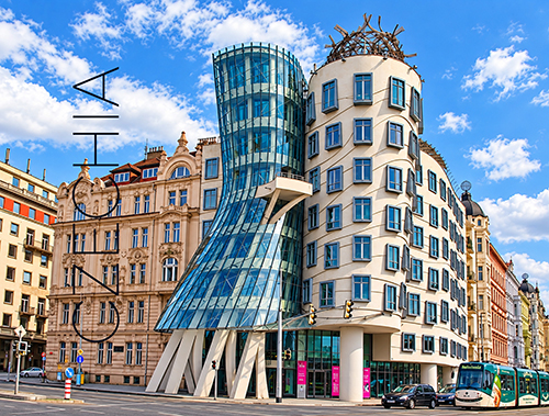 Dancing House, Prague, Czechia Travel Postcard 13 Dancing House, Prague, Czechia Travel Postcard