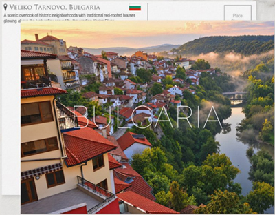 Old Town Veliko Tarnovo, Bulgaria Travel Postcard