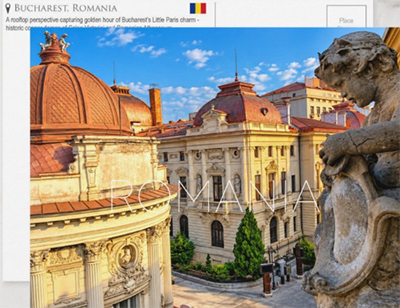 Travel Postcards From Europe 154 Calea Victoriei, Bucharest, Romania Travel Postcard