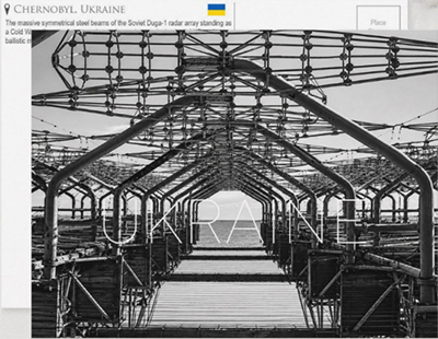 Travel Postcards From Europe 194 Soviet Duga Radar, Chernobyl, Ukraine Travel Postcard