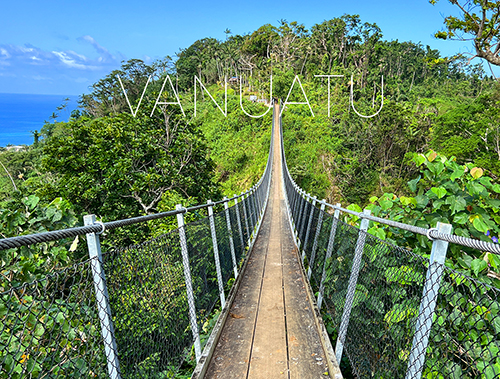 Vanuatu Skybridge, Efate Island, Vanuatu Travel Postcard